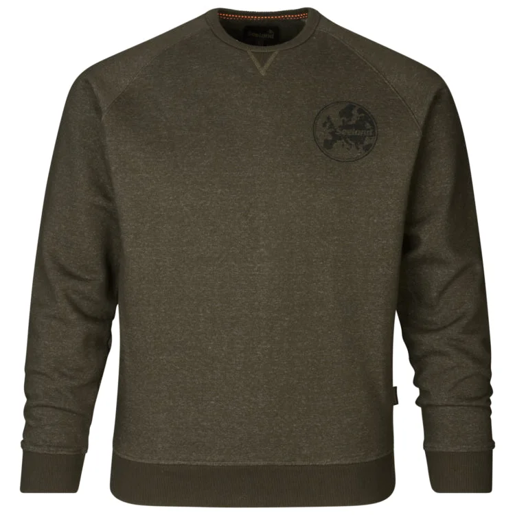 Seeland Key-Point Sweatshirt - Pine Green Melange