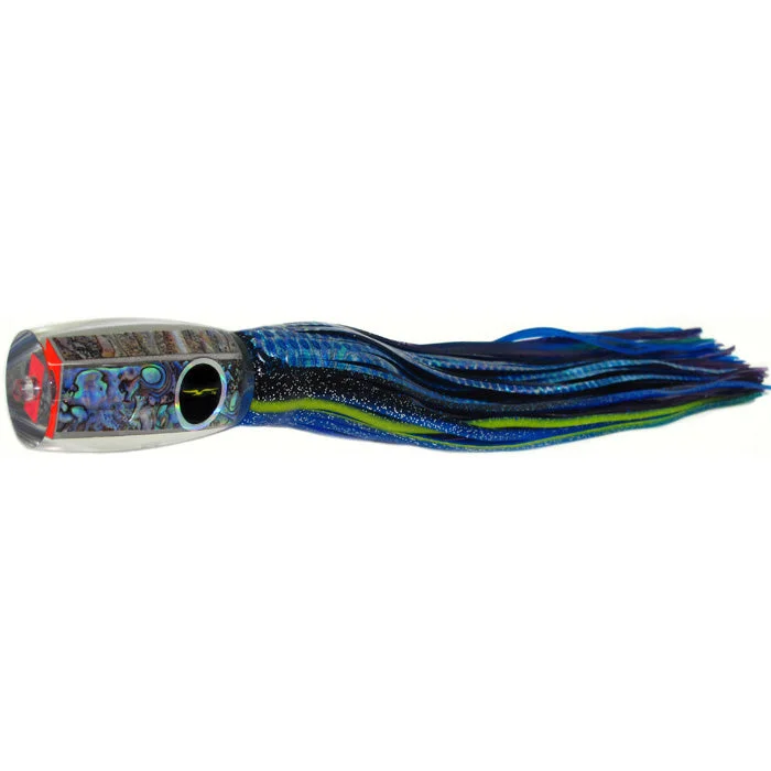 Black Bart 1656 Flat Nose Medium Heavy Tackle Lure - Black Blue Dot/Purple Fleck