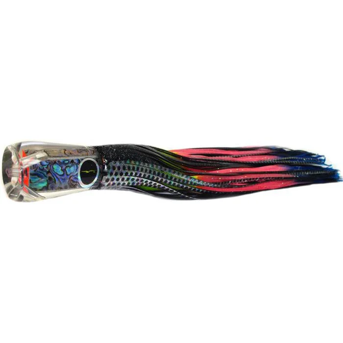 Black Bart Oz Prowler Medium Heavy Tackle Lure - Black Dot/Rainbow