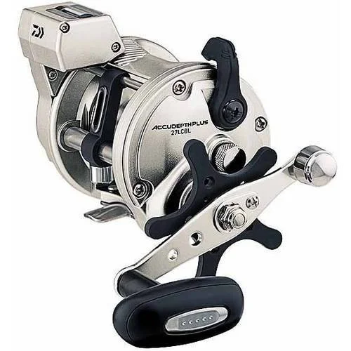 Daiwa Accudepth Plus B Line Counter Reel with Power Handle, 4.2:1 Gear Ratio, Left Hand