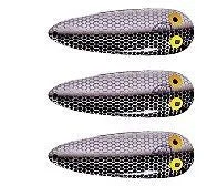 Three Eppinger Rok't IMP Shad (Alewife) Fishing Spoon Lures 3/4oz 2 1/4" 12-47