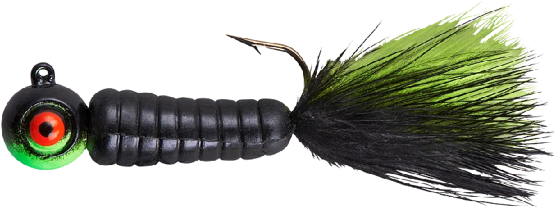 Lindy Fuzz-E-Grub Pre-Rigged Hair Tail Soft Grub 2 pack