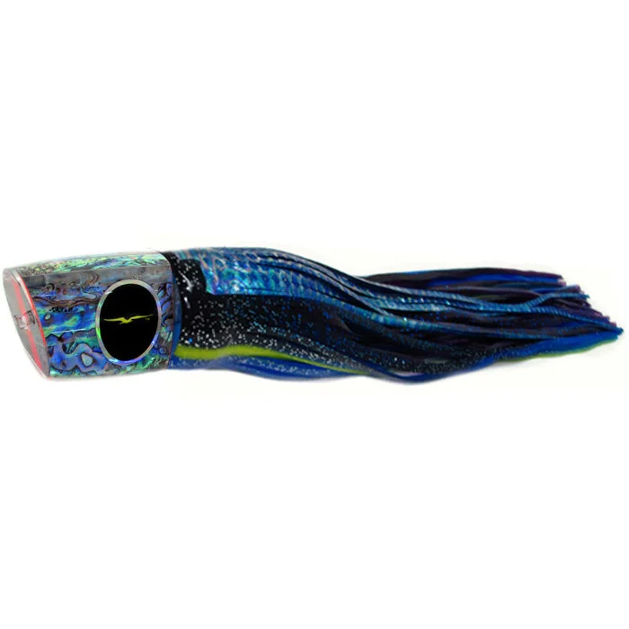 Black Bart Zulu Heavy Tackle Lure - Black Blue Dot/Purple Fleck