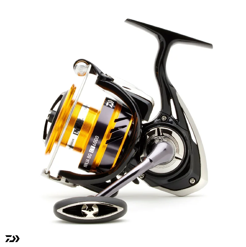 New Daiwa 19 Ninja LT Black / Gold Spinning Fishing Reel - All Models