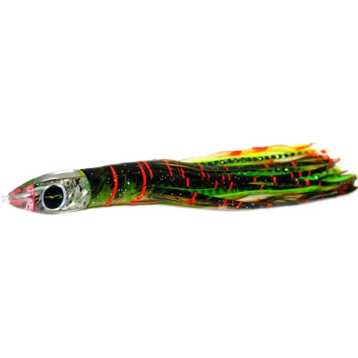 Black Bart Sushi Micro Bait Lure - Brown Gold Orange/Green Chartreuse