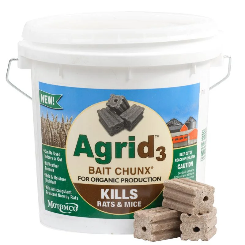 Agrid3 Mouse & Rat Bait Chunx (4 lb Pail)