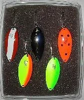 Five Eppinger Lures Fishing Devle Dog Kit 1-5416 1-5425 1-5450 1-5470 1-5471