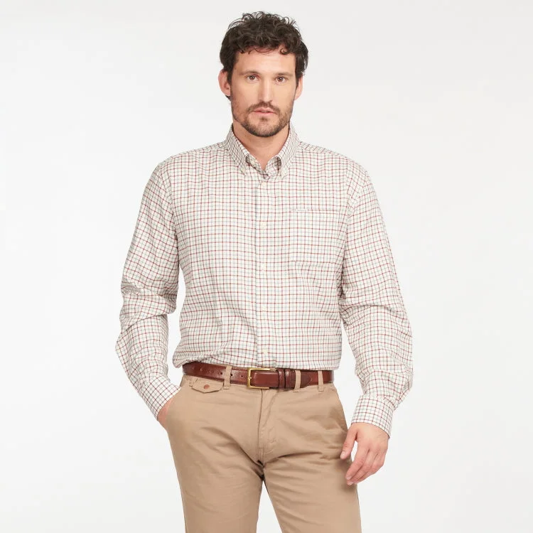 Barbour Preston Regular Fit Shirt - Ecru