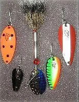 Five Eppinger Lure Fishing Steelhead Stream Kit 1-4365 1-5250 1-915 1-1362 1-858