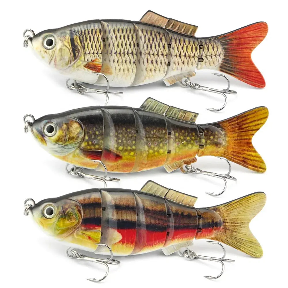 Lureswholesale® Saltwater Strong Body Five Sections Shad Fishing Lures