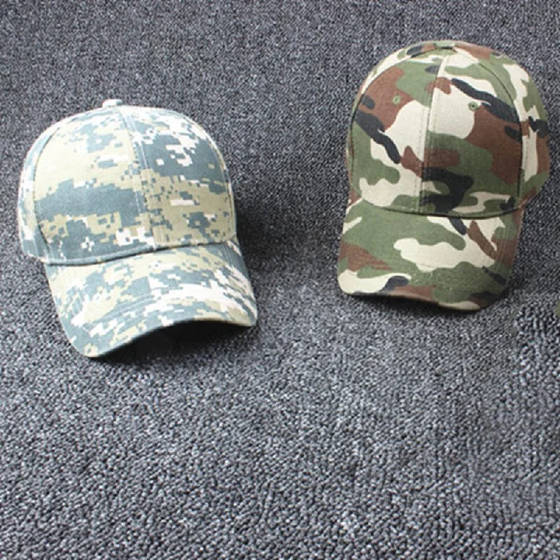 Men Women Adjustable Military Hunting Fishing Hat Army Baseball Head Cover Wearing Outdoor Cap Popular Trend Hats Drop Shipping