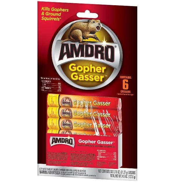 Amdro Gopher Gasser (Pack Of 6)