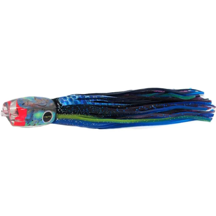 Black Bart Pelagic Breakfast Light Tackle Lure - Black Blue Dot/Purple Foil