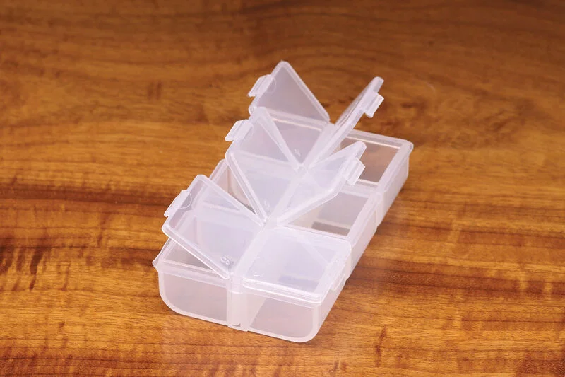 Hareline 6 Compartment Flip Cap Box