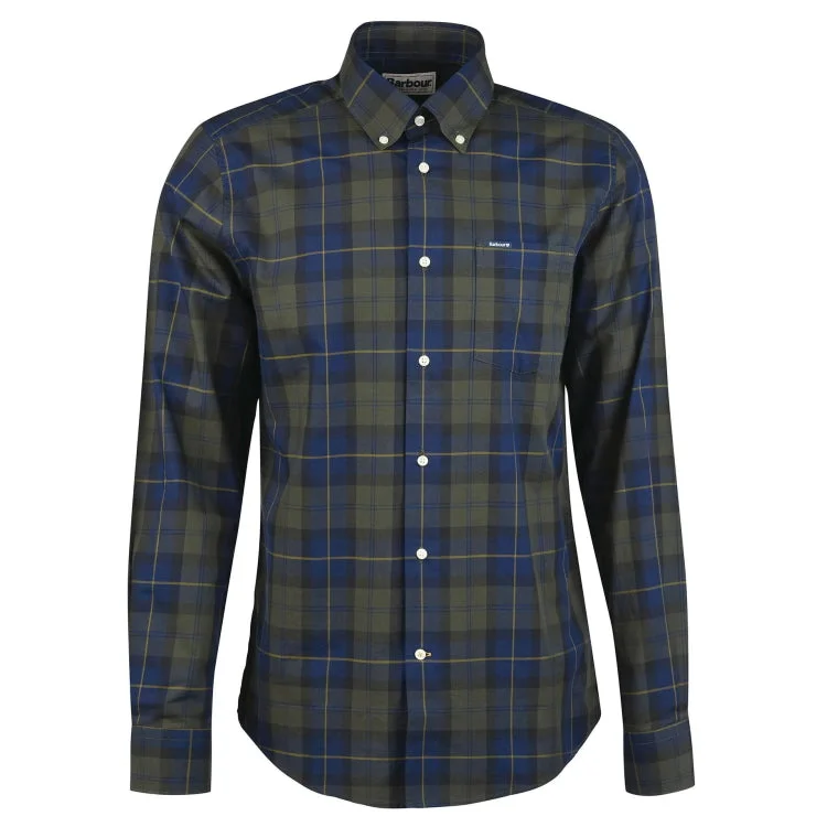 Barbour Wetheram Tailored Shirt - Olive Night