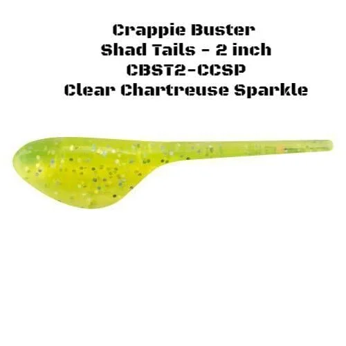 Johnson Crappie Buster Shad Tails - 2 Inch