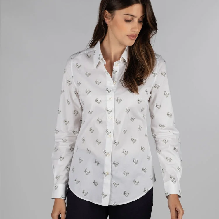 Schoffel Ladies Norfolk Shirt - Cedar Hare