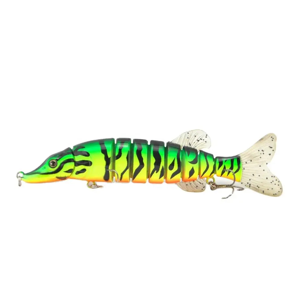 Lureswholesale® Super Flexible 9 segmented Pike Muskie Walleye Fishing Lures