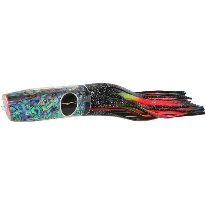 Black Bart Madeira Mama Heavy Tackle Lure - Black Dot/Rainbow