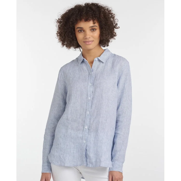 Barbour Ladies Marine Shirt - Navy/White