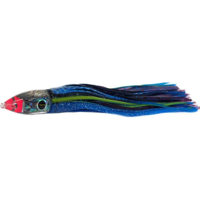 Black Bart Tuna XXX Light Tackle Lure - Black Blue Dot/Purple Foil