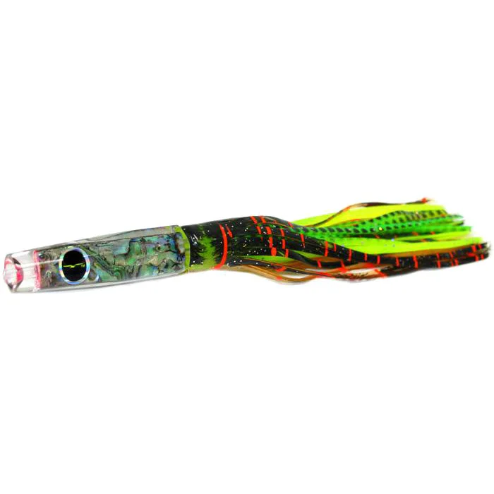 Black Bart Hotuna Micro Bait Lure - Brown Gold Orange/Green Chartreuse