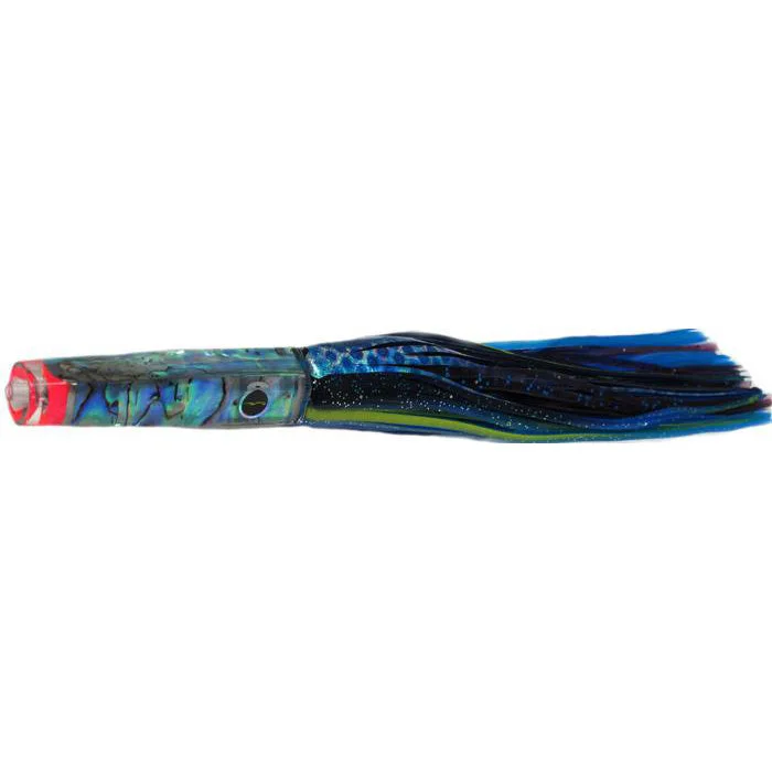 Black Bart Rum Cay Candy Light Tackle Lure - Black Blue Dot/Purple Foil