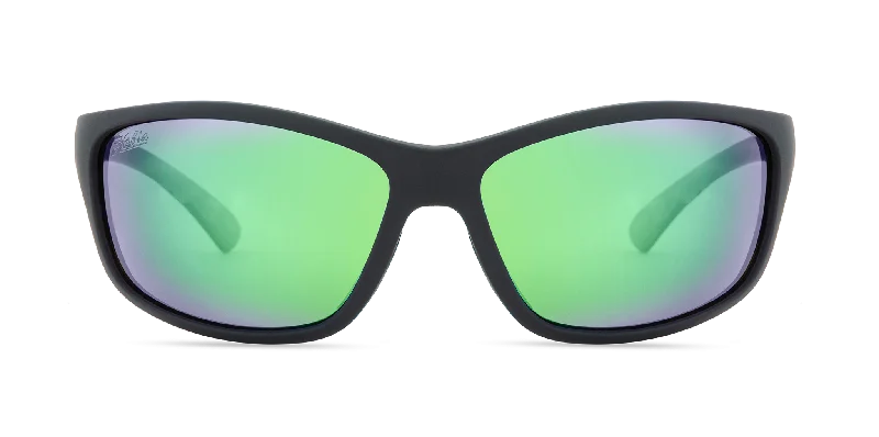 Shiny Black - Sea Green Polarized Lens