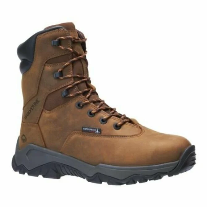 Wolverine- Men's 8" Glacier II Waterproof Insulated CarbonMax Boot