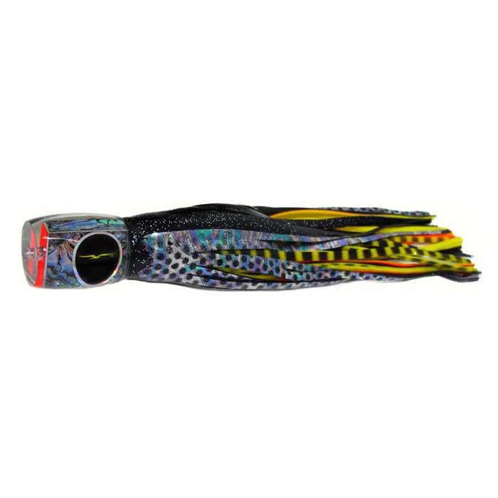 Black Bart Marlin Candy Medium Heavy Tackle Lure - Black Dot/Yellow Tiger