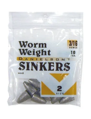 Danielson Worm Weight Sinkers ZZZ