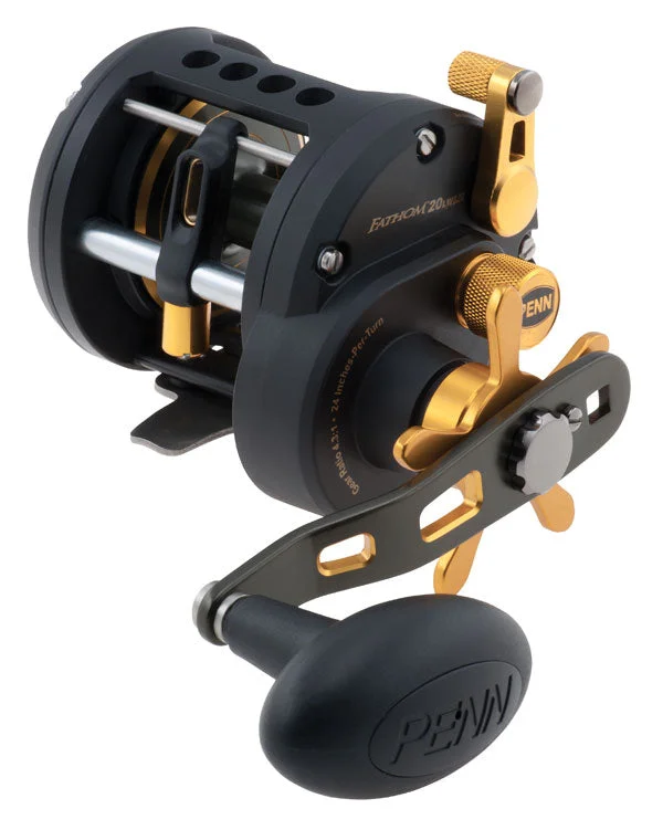 PENN FATHOM 20 LEVEL WIND LEFT HAND MULTIPLIER FISHING REEL FTH20LWLH 1259867