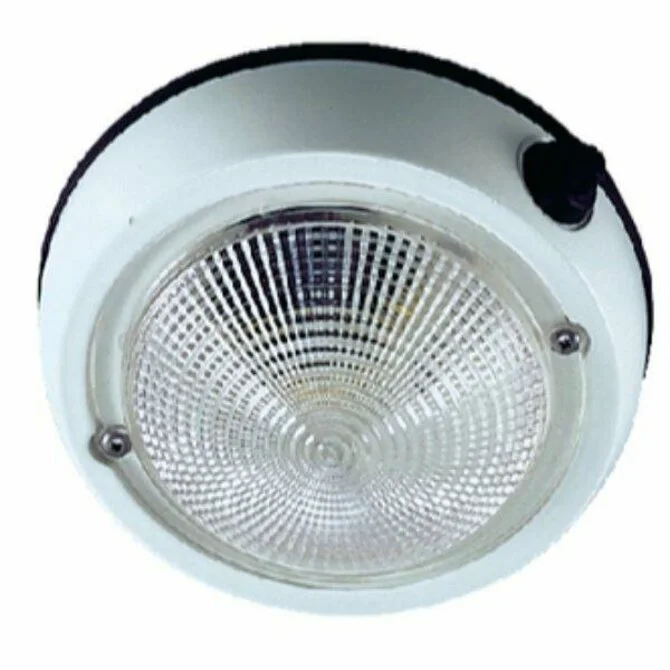 Perko - 5" Eexterior Surfance Mount Dome Light - White