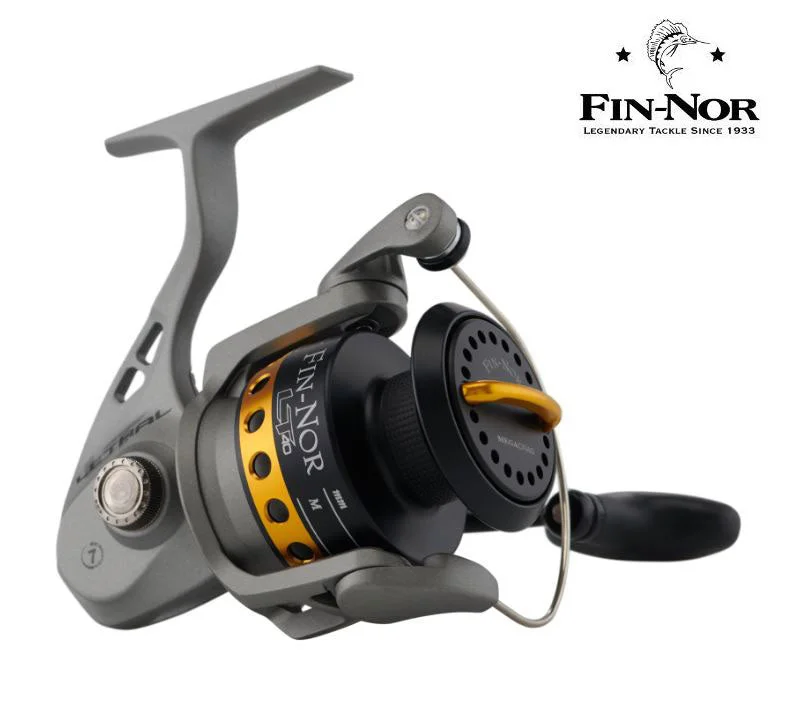 New Fin-Nor Lethal Fixed Spool Spinning Fishing Reel - All Sizes