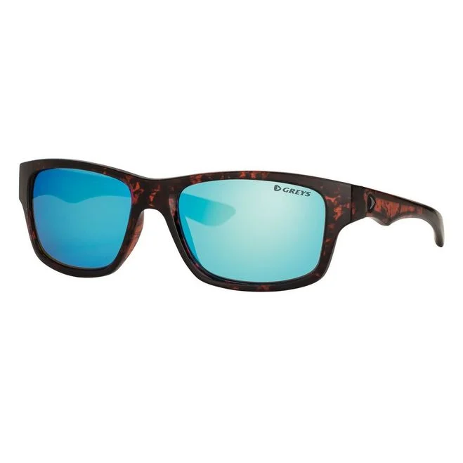 Gloss Tortoise Frame - Blue Mirror Lens