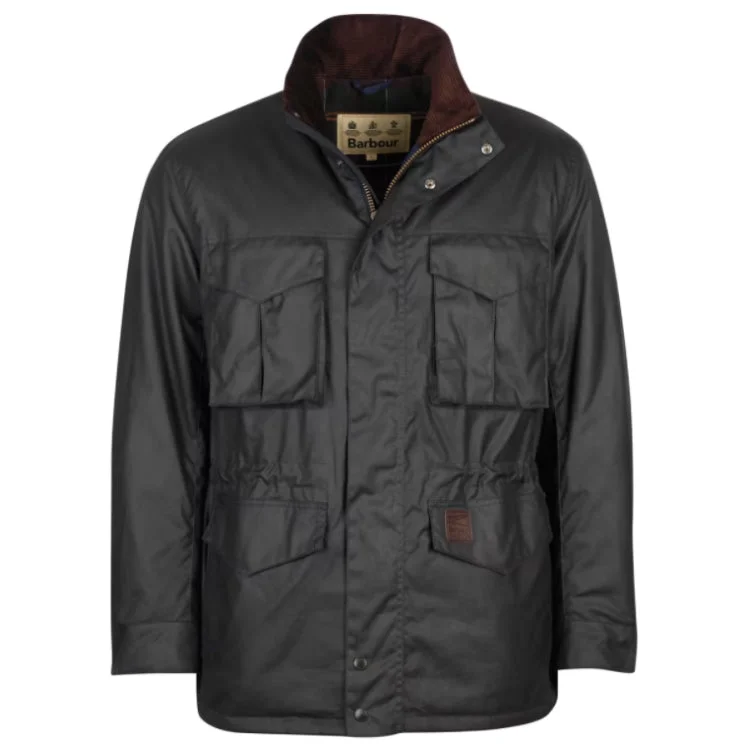 Barbour Watson Wax Jacket - Navy