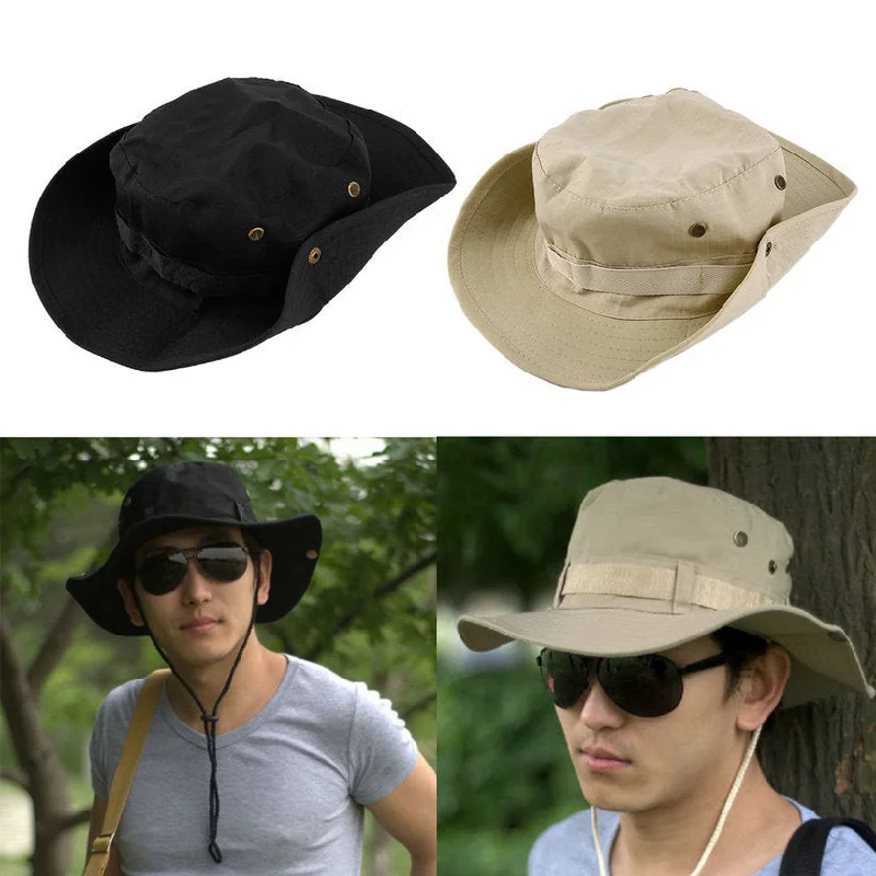 Popular New Hot Selling Bucket Hat Boonie Fishing Wide Cap Brim Unisex Perfect  Hot