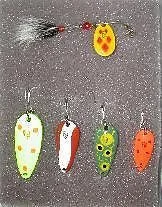 Five Eppinger Lures Fishing Panfish Kit 1-650, 1-1316, 1-1313, 1-828, 1-4017