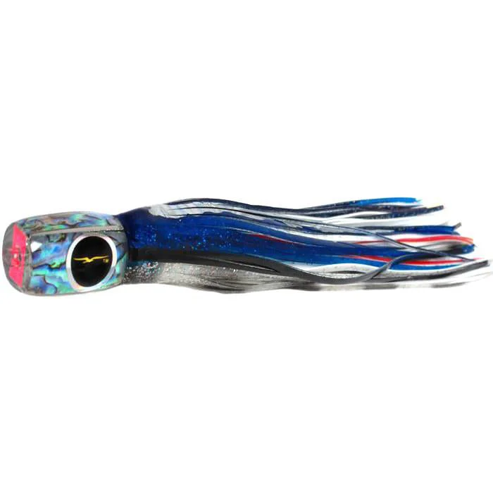 Black Bart Mahi Candy Medium Tackle Lure - Blue/White