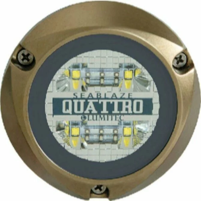 Lumitec - SeaBlaze Quattro Underwater Light, Bronze, Spectrum RGBW