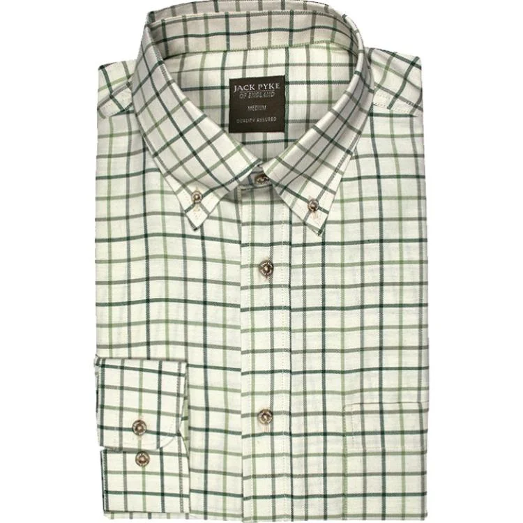 Jack Pyke Junior Countryman Shirt - Green Check