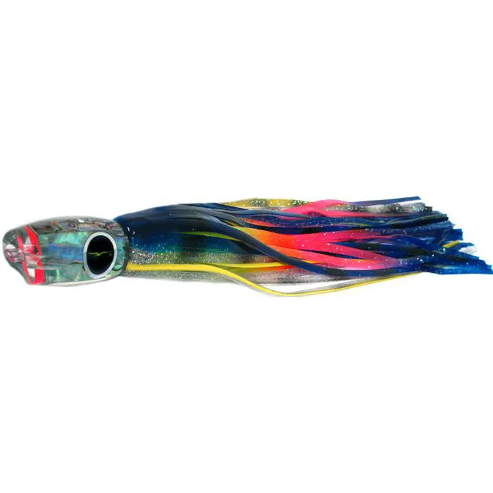 Black Bart Hot Breakfast Medium Heavy Tackle Lure - Blue Yellow/Rainbow