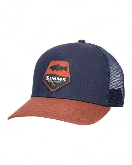 Simms Trout Patch Trucker Cap