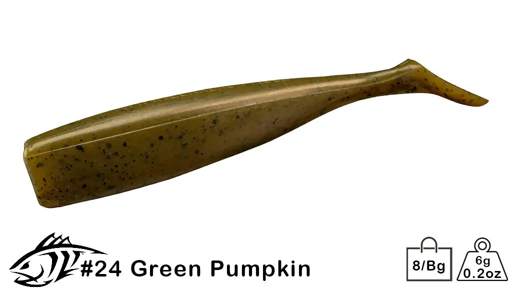 24 Green Pumpkin