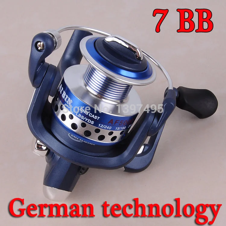 Europe Most Popular smooth Spinning reel Fishing Reel 2000/3000/4000/5000 series 7BB Carp Fishing Reel Bait Runner Fishing Reel