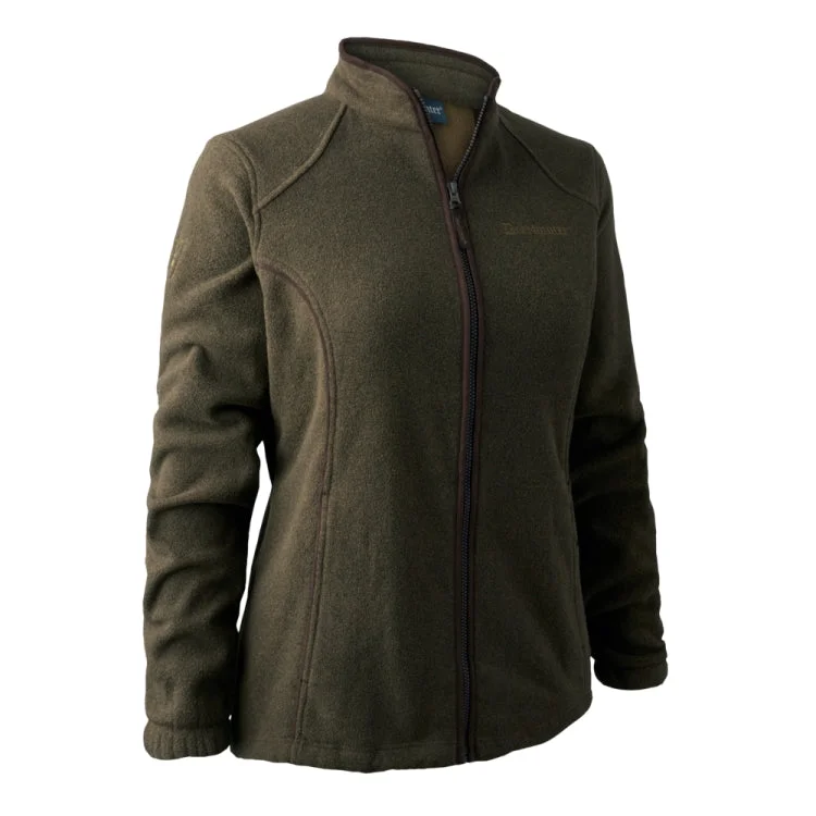 Deerhunter Ladies Josephine Fleece Jacket - Graphite Green Melange