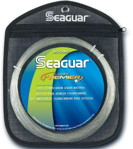 Seaguar Fluoro Premier 100% Fluorocarbon Big Game Leader Coils