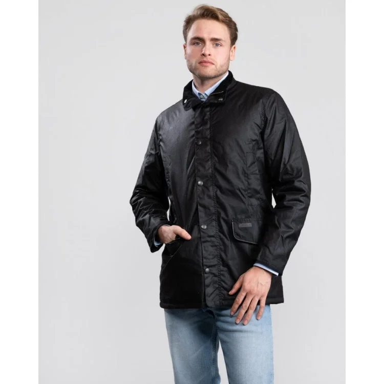 Barbour Spencer Wax Jacket - Black